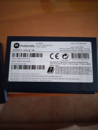 Motorola Smartphone azul
