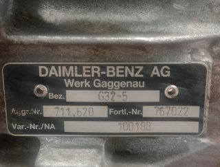 Mercedes 108066 caja cambios g32 5 sprinter 02.00
