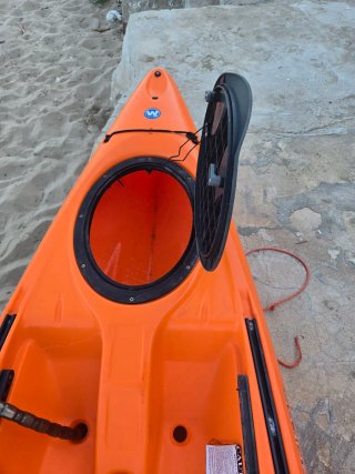 Kayak Naranja Wilderness Tarpon SEMINUEVO.