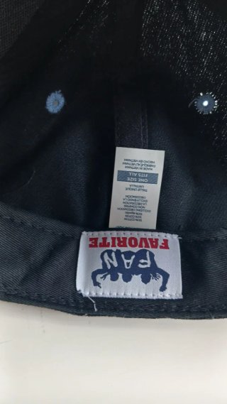 Gorra Tampa Bay Rays MLB Oficial Negra y Azul