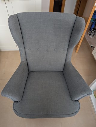 Sillón IKEA STRANDMON Gris
