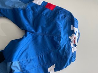 Traje Motocross Niño Fox 180 Azul