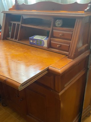 Secreter Escritorio Madera Pino Macizo