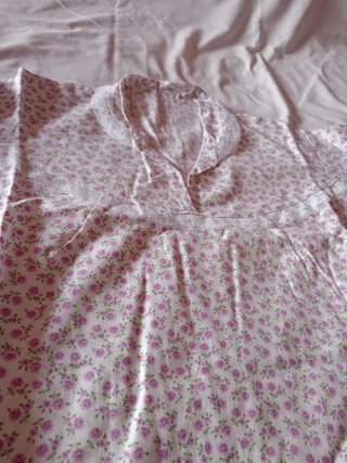 Camicia da notte vintage floreale