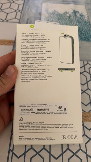 Funda iPhone 17 Pro Max Silicone Case