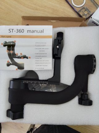 Cabezal cardán ST-360 para trípode