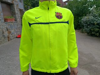 Chaqueta FC Barcelona Nike Verde Neón