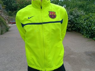 Chaqueta FC Barcelona Nike Verde Neón