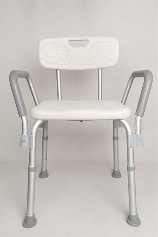 Silla de Ducha Ortopédica Regulable con Respaldo