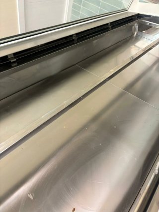 Vitrina expositora para helados