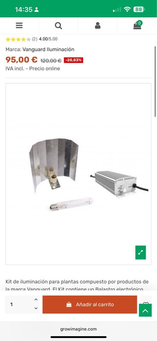 Kit Iluminación Vanguard 600w