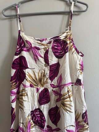 Vestido Morado Flores