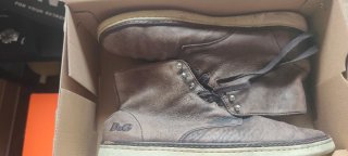 Botas Dolce&Gabbana Cuero Tobillo Negras