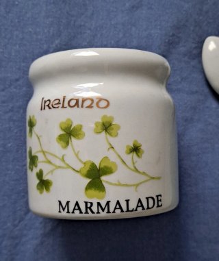 Conjunto 3 Tazas Té Porcelana Irlanda Tréboles
