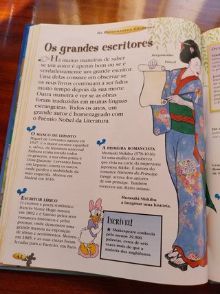 As Personagens Célebres - Disney, livro didático