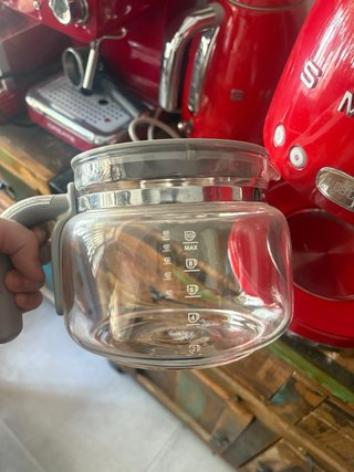 Cafetera Smeg Roja Americana