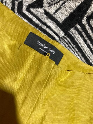 Massimo Dutti Pantalones Cortos Amarillos