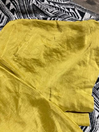 Massimo Dutti Pantalones Cortos Amarillos