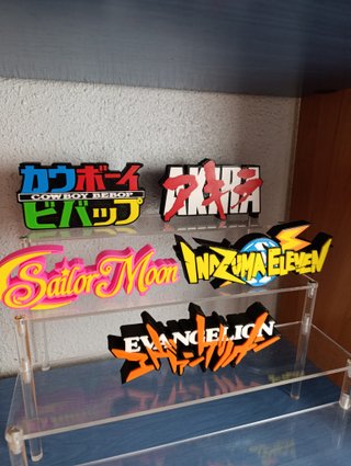 Letreros Retro Animes
