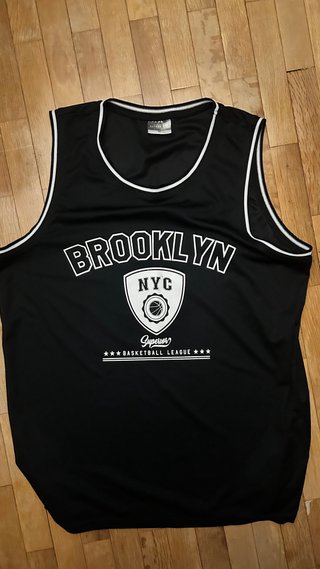 Camiseta Tirantes Brooklyn NYC Negra
