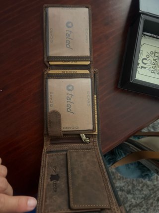 Cartera Taled Marrón Cuero