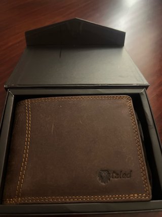 Cartera Taled Marrón Cuero