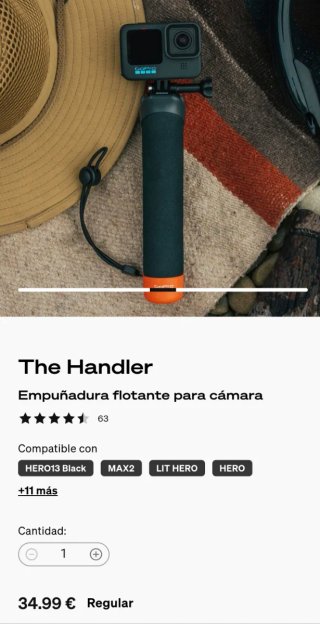 GoPro The Handler empuñadura flotante