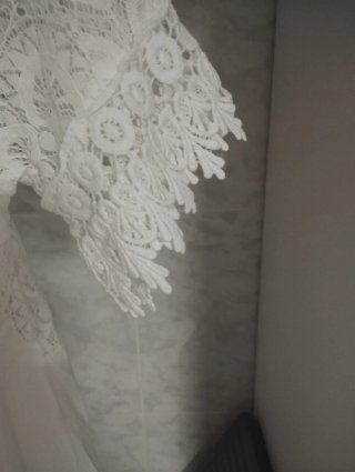 Vestido blanco bohemio encaje