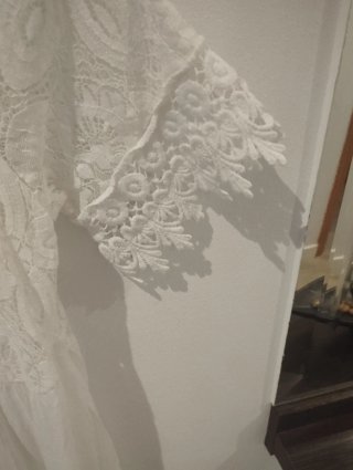 Vestido blanco bohemio encaje