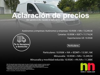 Peugeot Partner Talla M FG AUTO 1.6HDI 100cv + NAVI 1.6HDI 100cv