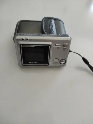 Cámara Digital Vintage JVC Plata y Negra