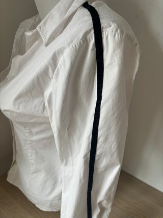 Camisa blanca algodón manga larga