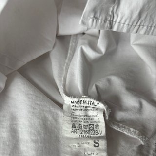 Camisa blanca algodón manga larga