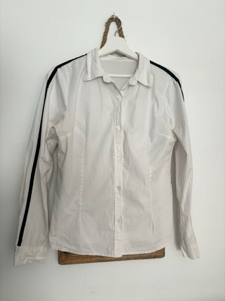 Camisa blanca algodón manga larga