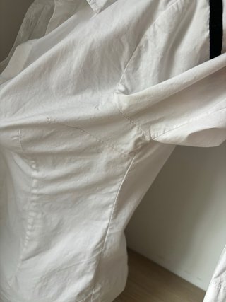 Camisa blanca algodón manga larga