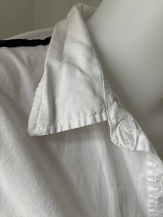 Camisa blanca algodón manga larga