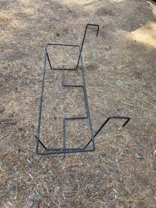 Soportes para macetas de metal forjado
