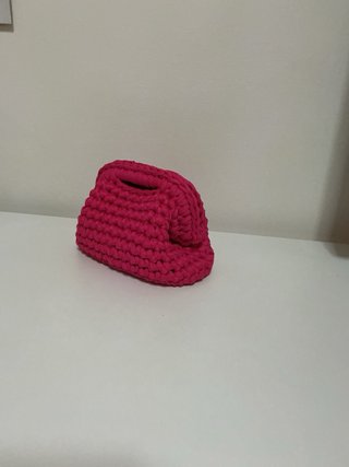 Borsetta uncinetto fucsia