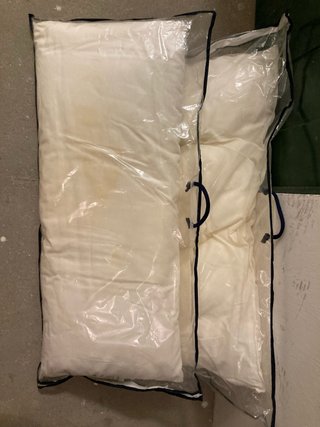 2 Almohadas 90cm Blancas