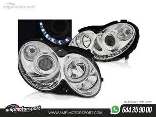 FAROS DELANTEROS LUZ DIURNA LED PARA MERCEDES CLASE CLK W209