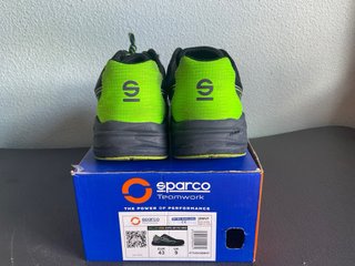 Zapatillas Sparco Negras y Verdes