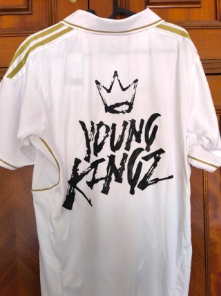 Camiseta Adidas Real Madrid Bwin Dorada