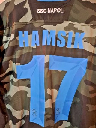 maglia HAMSIK Napoli militare 2013/2014 calcio tgL