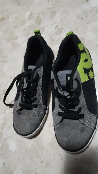 Zapatillas DC Shoes Negras y Verdes
