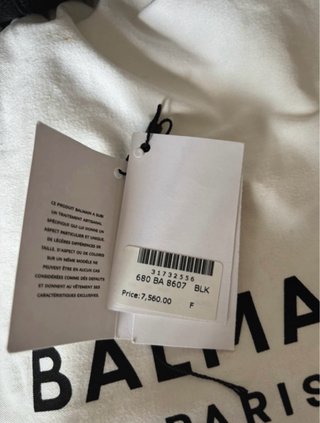 Borsa Balmain Paris Nera