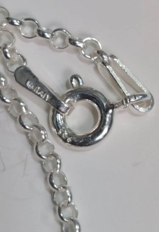 Cadena de 50cm de Plata de Ley
