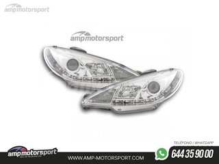FAROS DELANTEROS LUZ DIURNA LED PARA PEUGEOT 206