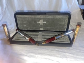 Set Parker Rialto Pluma y Bolígrafo Plata