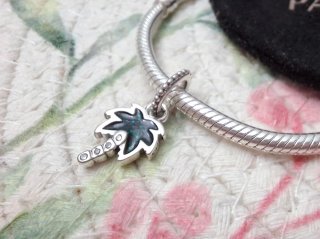 Charm Colgante Palmera Verde