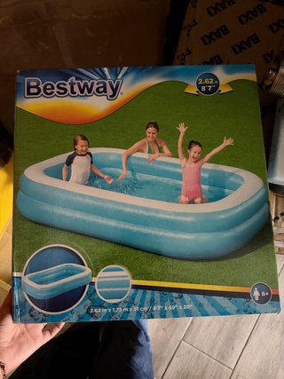 Piscina inflable Bestway 2.62m x 1.75m x 51cm